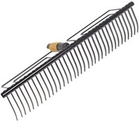 Fiskars Rechen QuikFit Rasenrechen (schwarz/orange, 57cm)