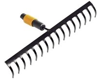 Fiskars Gartenrechen QuikFit Rechen mit 16 Zinken 1000654