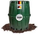 4rain Regentonne HERKULES Regenwassertank 1600 Liter