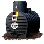 4rain Wasserreservoir MONO Erdtank 4000 Liter inkl. Tankabdeckung