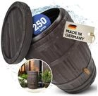 4rain Regentonne VINO Regenfass 250 Liter dunkelbraun
