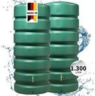 GARANTIA Regentonne CLASSICO Regentonnen-Set 1300 L, dunkelgr&uuml;n, 1300 l