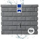 GARANTIA Regentonne ROCKY Wandtank 400 Liter dark granite