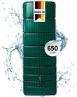 4rain Regentonne SLIM Wandtank 650 Liter dunkelgr&uuml;n, 650 l