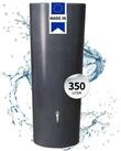 GARANTIA Regentonne STONE 2in1 Regenspeicher 350 Liter lava inkl. Pflanzschale