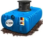 4rain Wasserreservoir FLAT S Flachtank 4500 Liter inkl. Schachtverl&auml;ngerung