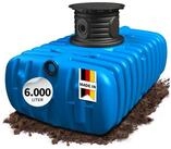 4rain Wasserreservoir FLAT S Flachtank 6000 Liter inkl. Schachtverl&auml;ngerung