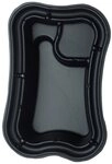 Wacredo Fertigteich Teichschale PE 750, BxLxH: 140x210x60 cm, 750 l,