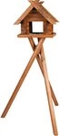 TRIXIE Vogelhaus Blockhaus zur Wildvogelf&uuml;tterung - braun - 47 &times; 40 &times; 36 cm/1,40 m