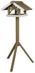 TRIXIE Vogelhaus Stehendes Vogelfutterhaus - grau/wei&szlig; - 45 &times; 28 &times; 44...