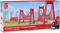 Hape Spielzeugeisenbahn-Br&uuml;cke Gro&szlig;e Doppel-H&auml;ngebr&uuml;cke