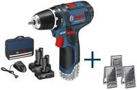 Bosch Professional Akku-Bohrschrauber GSR 12V-15, 12 V, Ohne Akku mit...