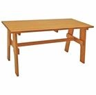 DEGAMO Gartentisch FREITAL (1-St), rechteckig 72x150cm, massive Kiefer hell lackiert