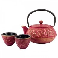 Bredemeijer Teeservice Geschenk-Set - Teekanne - pinkgold, Eisen rosa