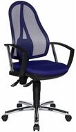 TOPSTAR B&uuml;rostuhl B&uuml;rostuhl Open Point P Plus, OP79A T38 blau, chrom Stoff