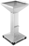 Th&uuml;ros Holzkohlegrill Th&uuml;ros Holzkohlegrill T2 / Edelstahl S&auml;ulengrill 35x35...