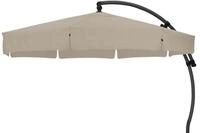 Sun Garden Angelschirm Easy Sun 350 cm taupe-anthrazit B054-M06 Ampelschirm Sun