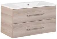 FACKELMANN Waschbeckenunterschrank B.clever Waschtischset 90cm Korpusfarbe: