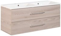 FACKELMANN Waschbeckenunterschrank B.clever Doppelwaschtischset 120cm...