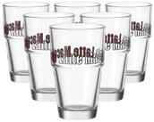 LEONARDO Glas Solo Becher 410 ml 6er Set, 6-tlg., Glas
