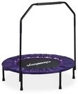 relaxdays Fitnesstrampolin Trampolin faltbar mit Haltestange