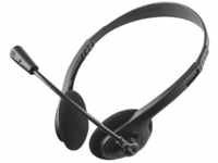 Trust Trust Primo Chat Computer On Ear Headset kabelgebunden Stereo Schwarz