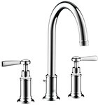 hansgrohe Waschtischarmatur Axor Montreux 180 3-Loch Hebelgriff mit