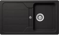 Schock Einbausp&uuml;le Einbausp&uuml;le Formhaus D-100 A Nero - Auflagesp&uuml;le