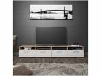 Vicco TV Lowboard 9500 mm Sonoma/weiß 2er Set