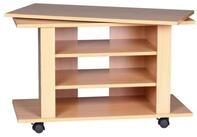 FINEBUY Lowboard FB36667 Fernsehschrank Rollbar Drehbar TV Bank Schrank...