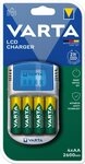 VARTA VARTA LCD Charger Ladestation inkl. 4x AA 2600mAh Batterien mit 12V