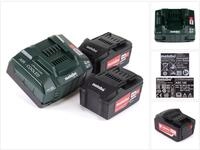 metabo Akku Basis Set 18V mit 2x Akku 5,2Ah + Ladeger&auml;t ASC 145 (685051000 Akkupacks