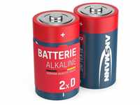 ANSMANN AG 2x Alkaline Batterie Mono D 1,5V – LR20 MN1300 Batterien (2 Stück)