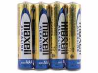 Maxell MAXELL Micro-Batterie Alkaline. AAA, LR03, 4 Stück Batterie