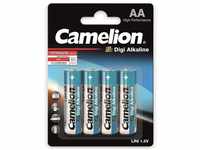 Camelion CAMELION Mignon-Batterie, Digi-Alkaline, LR6, 4 Batterie