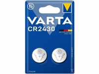 VARTA Varta Batterie Lithium, Knopfzelle, CR2430, 3V Electronics, Retail Bl