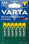 VARTA Recharge Accu Recycled AAA 800 mAh Akkupacks Micro 800 mAh (6 St)