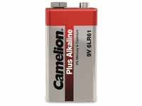 Camelion CAMELION 9V-Blockbatterie, Plus Alkaline, 1 Stück Batterie