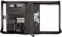 Alassio&reg; Schreibmappe Ringbuchmappe BERGAMO A4 Kunstleder schwarz