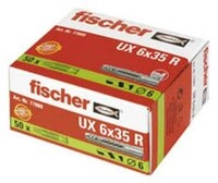 Fischer D&uuml;bel-Set Fischer 77889 UX 6 x 35 R Universald&uuml;bel 35 mm 6 mm 50 St.