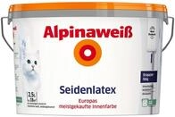 Alpina Wandfarbe Alpina Seidenlatex Alpinawei&szlig; 2,5 L seidengl&auml;nzend