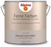 Alpina Wand- und Deckenfarbe Romantisches Taupe No. 06, Matt, wasserbasiert, ohne