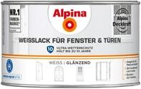Alpina Wei&szlig;lack ALPINA Wei&szlig;lack, f&uuml;r Fenster & T&uuml;ren, gl&auml;nzend, 300ml