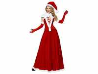 Smiffys Kostüm Mrs. Weihnachtstraum, Wunderschönes Weihnachtskostüm mit edlen