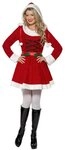 Smiffys Kost&uuml;m Weihnachtsfrau Kost&uuml;m Kleid Faschingskost&uuml;m Damen, Weihnachtliches