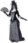 Smiffys Vampir-Kost&uuml;m Geisterstadt Lady, Schickes Kleid f&uuml;r Geister, Vampire oder