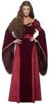 Rubies Niederlande b.v. Kost&uuml;m Mittelalterliche K&ouml;nigin Deluxe Rote K&ouml;nigin