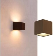 SLV Au&szlig;en-Wandleuchte Eckige Wandleuchte Sitra Cube, GX53, IP44
