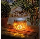 esotec LED Au&szlig;en-Tischleuchte Solarleuchte Mosaik BRILLIANT DxH=13x11cm 2800K