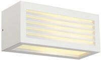SLV Au&szlig;en-Wandleuchte Wandleuchte Box-L, eckig, E27, IP44